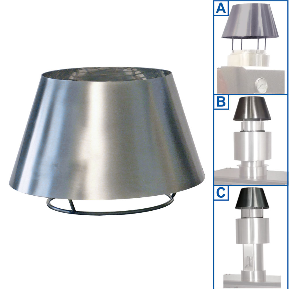 Image RVS schoorsteenkap (CBQ-060 & CBQ-075) 0