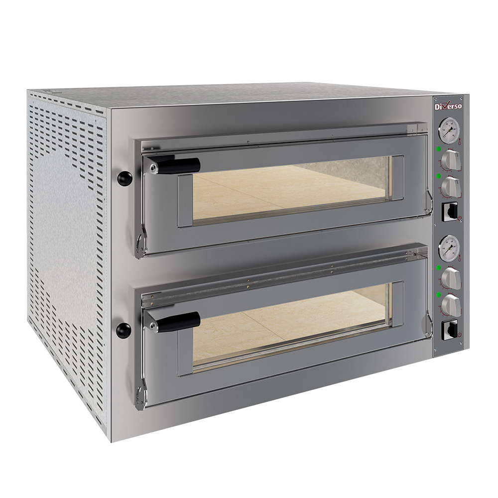 Image Elektrische oven 2x 4 pizza's diam.350mm, 2 kamers 0