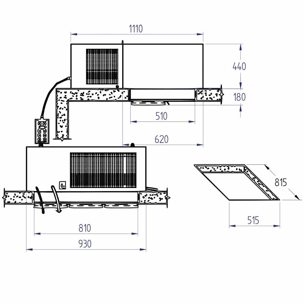 Image Plafond koelgroep T° -5°+5° 1