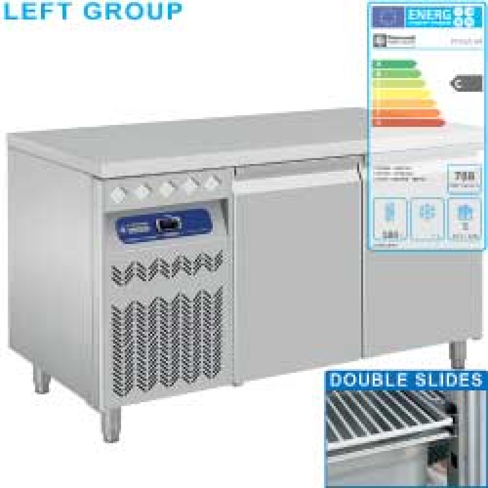 Image Geventileerde koeltafel, 2 deuren GN 1/1, groep aan linkerkant 1