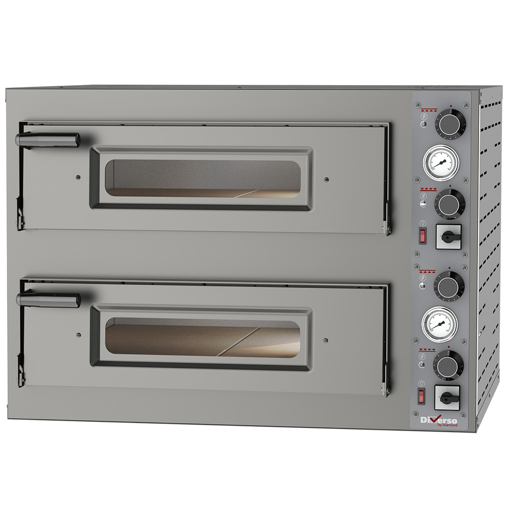 Image Elektrische oven 2x 4 pizza's diam.330mm, 2 kamers 0