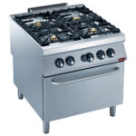 Image Cooker 4 burners, gas oven GN 2/1 0