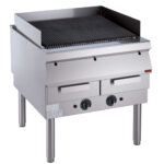 Image Gas grill, grill in cast iron, on pedestal 0