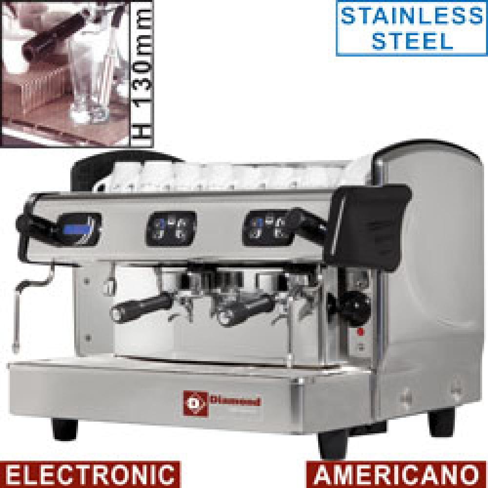 Image Espresso machine 2 groepen h130mm, auto. (met display) 0