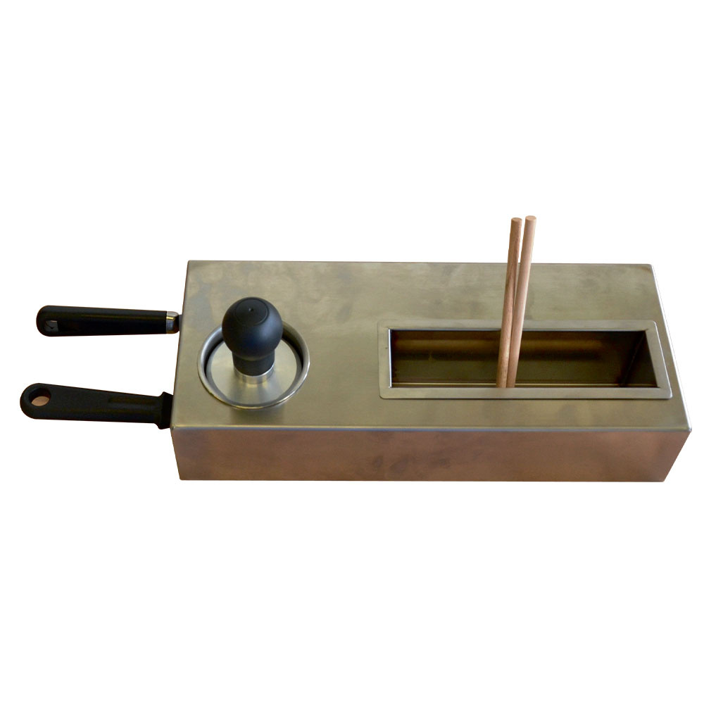 Image Kit van 2 houten spatels, 2 x "T"-vorm, reinigingsstempel 0