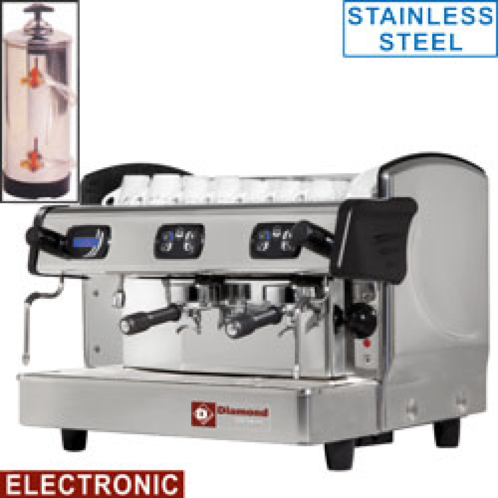 Image Geheel espresso koffiemachine - 2 groepen, met display 0
