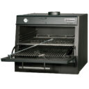 Image Houtskooloven-BBQ, GN 1/1 + GN2/4 (75 Kg/h)/Zwart 0