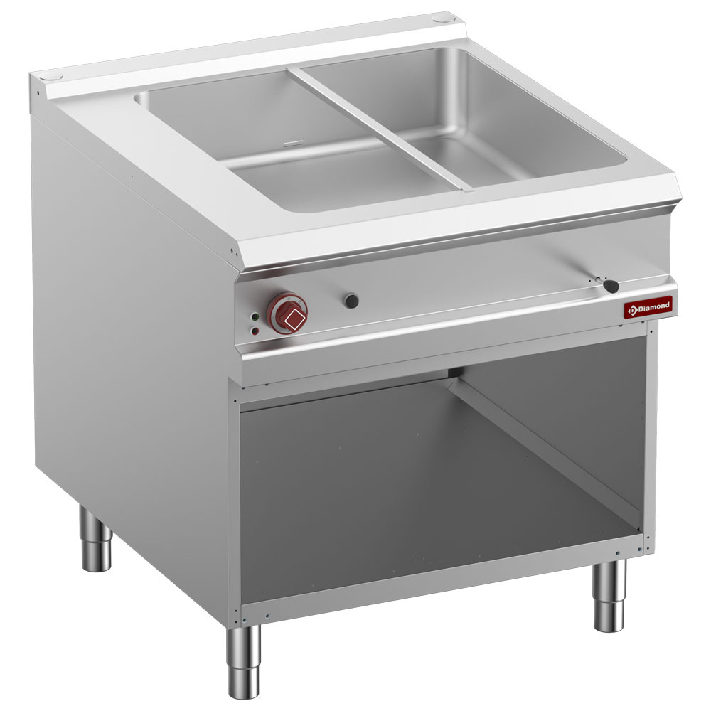 Image Elektrische bain-marie 8 GN 1/3 h.150 mm, open kast 0