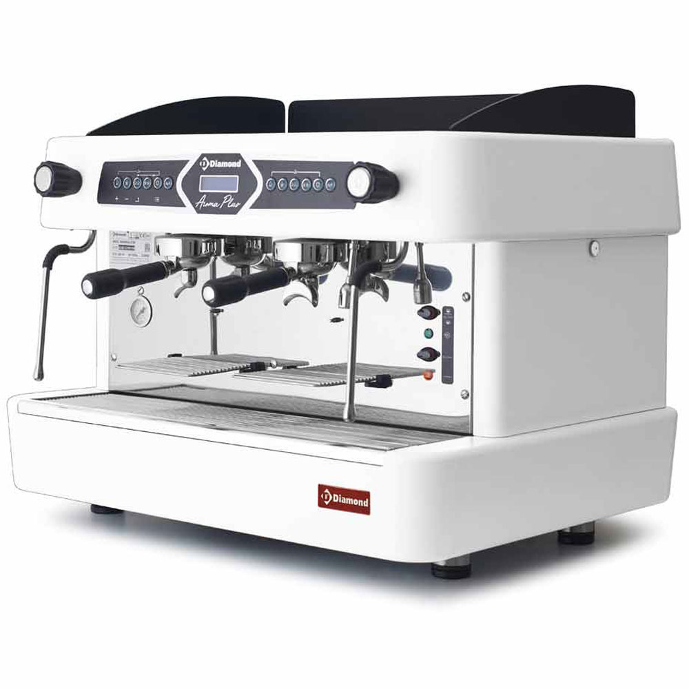 Image Koffiemachine 2 groepen, automatisch (met display) - WIT 0