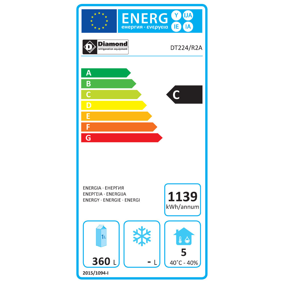 Image Wand- koeltafel geventileerd, 4 deuren GN 1/1, 550 liter 1