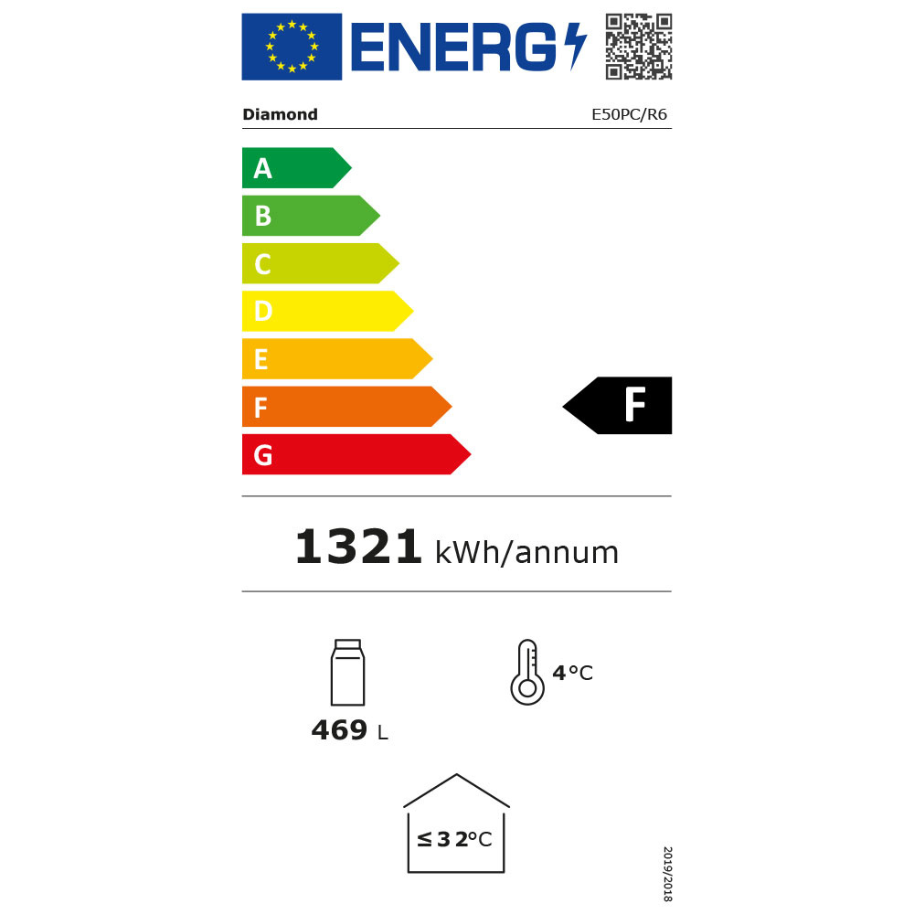 Image Geventileerde positieve T° vitrine 500 liter, met lichtbak 1