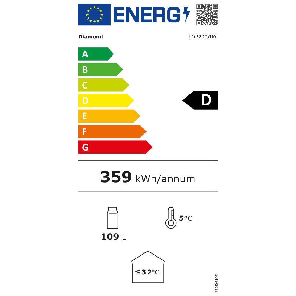 Image Koelvitrine, 110 liter, positieve temperatuur 1