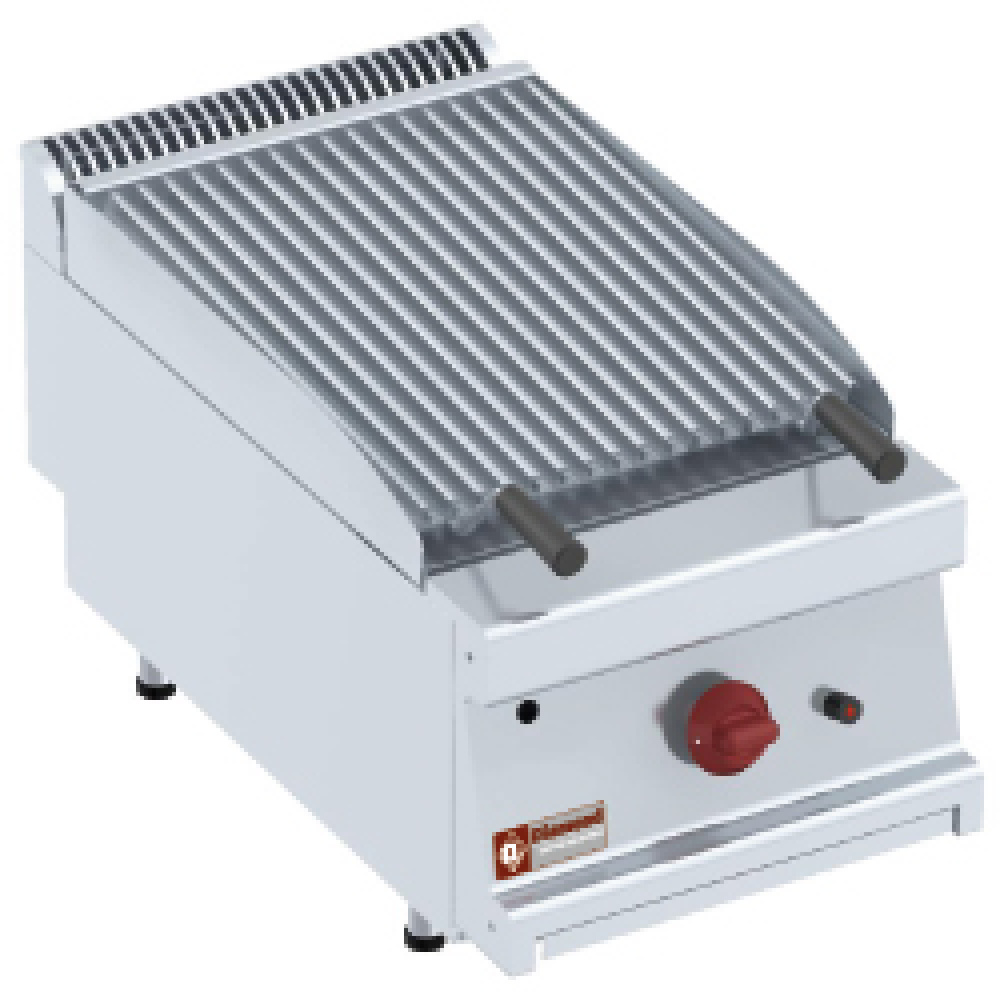 Image Gas lavasteengrill - 1/2 module - bakrooster in "Z"-vorm 0