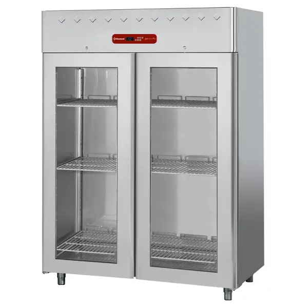 Image Koelkast 1400 liter geventileerd, 2 glazen deuren GN 2/1 0