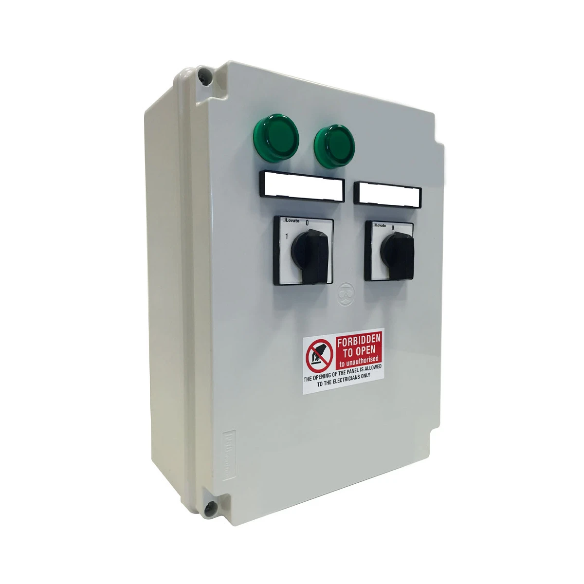 image electrisch bedieningspaneel, 2 snelheden + schakelaar led 0