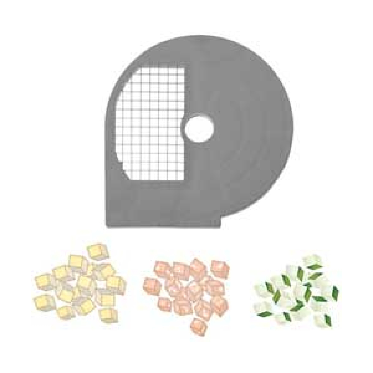 image rooster voor blokjes/macedonie 10 mm 0