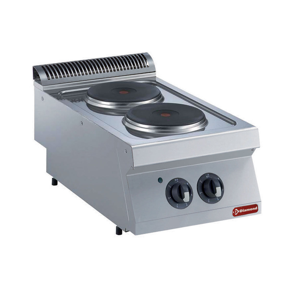 image elektrisch kookfornuis met 2 ronde platen -top- 0