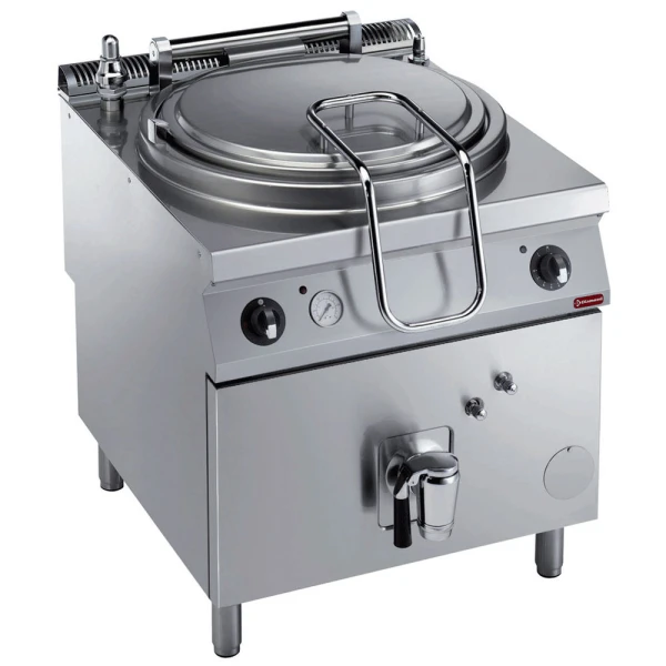 image elektrische kookketel 150 liter, indirecte verwarming, op meubel 0