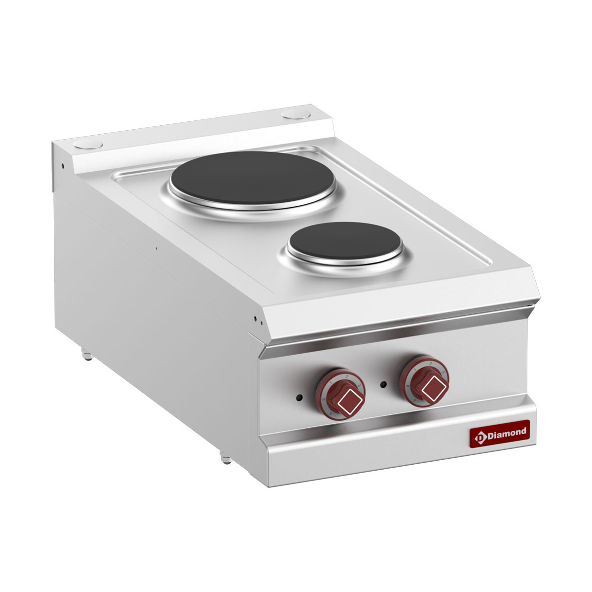 image elektrische kookplaat 2 ronde platen -top- 0