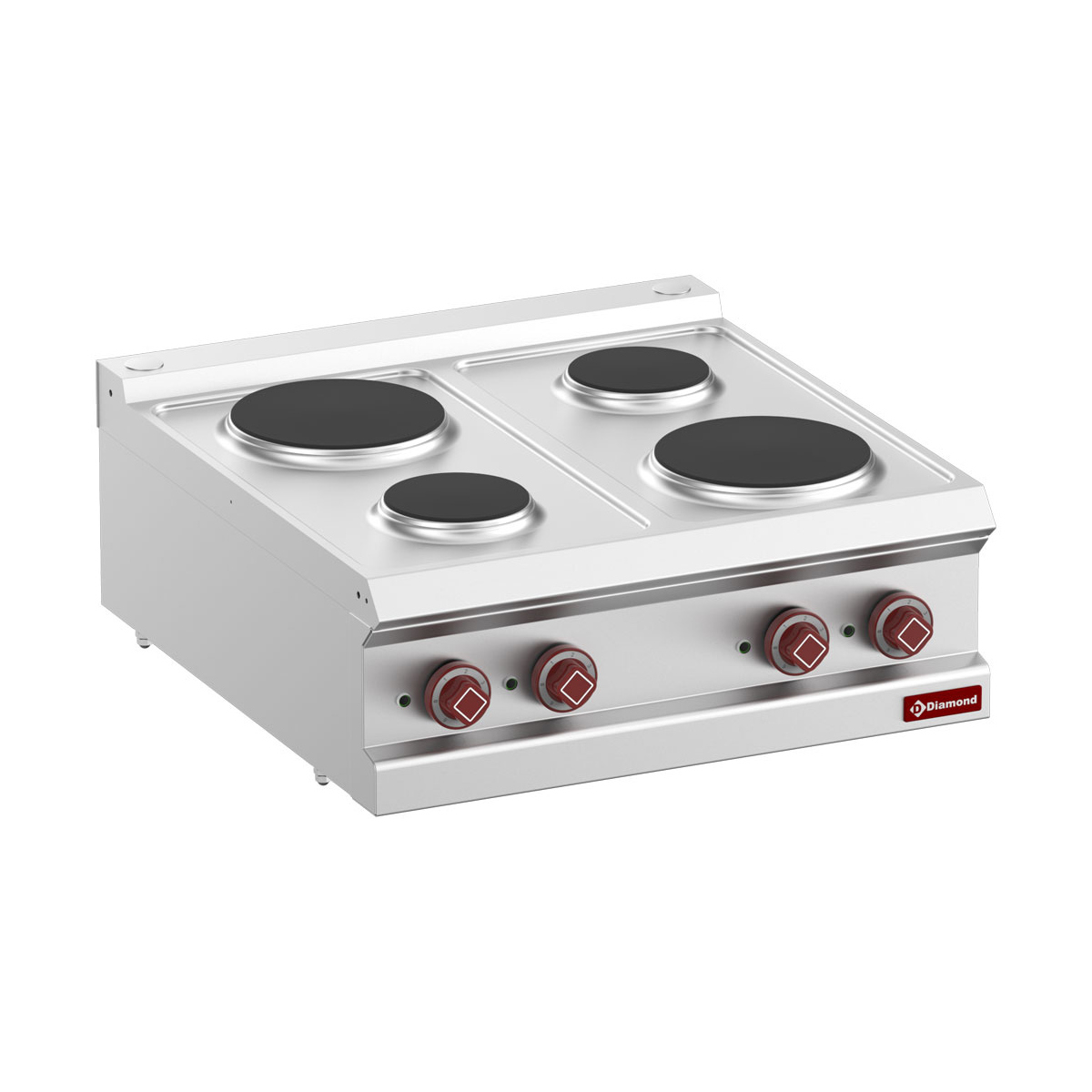 image elektrische kookplaat 4 ronde platen -top- 0