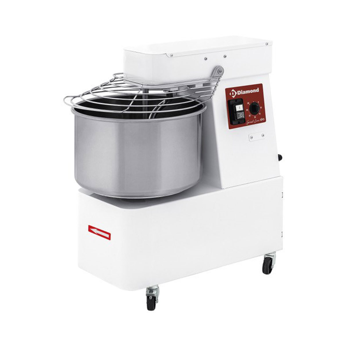image spiraalkneder 22 liters, timer, op wielen 0
