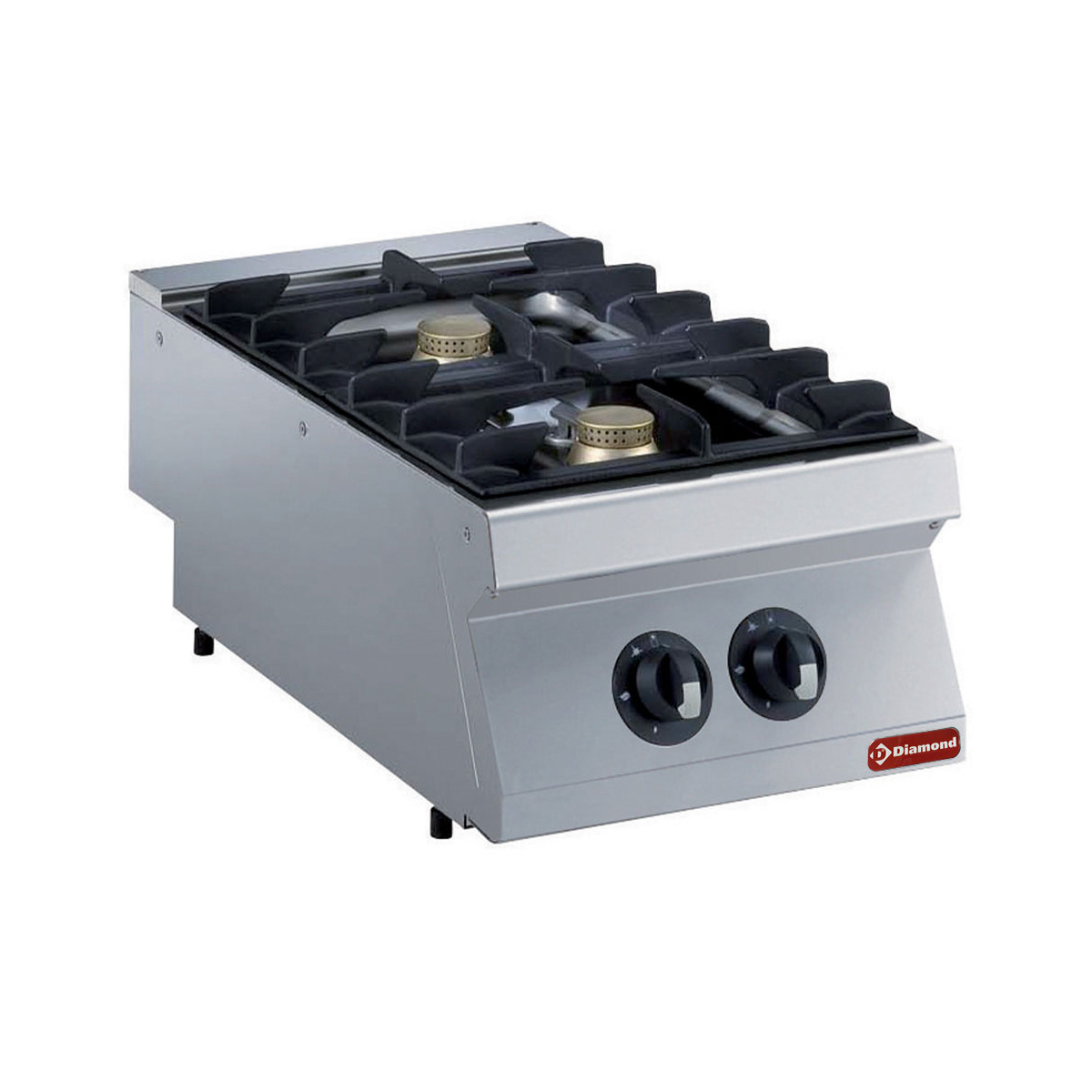 image gasfornuis met 2 vuren, 2x 5,5 kw -top- 0