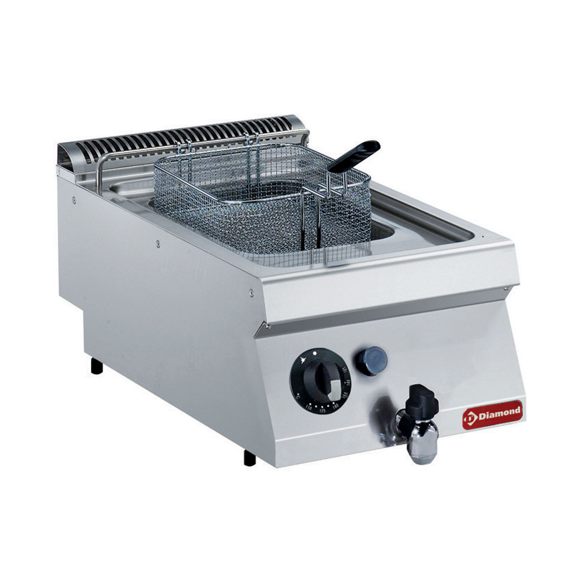 image gasfriteuse, kuip in "y" 7 liter, buitenkant branders -top- 0