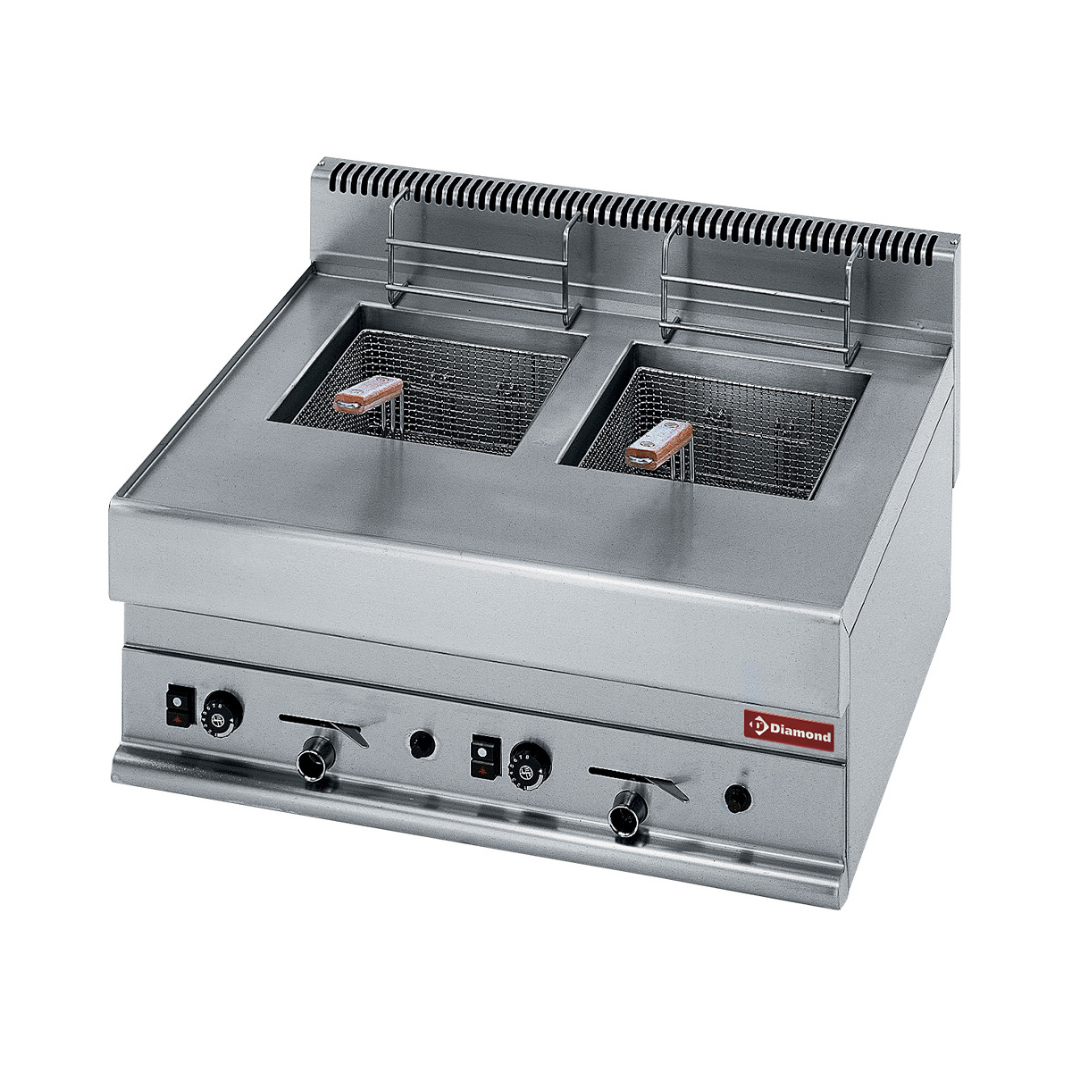 image gasfriteuse met 2 kuipen van 8 liter -top- 0