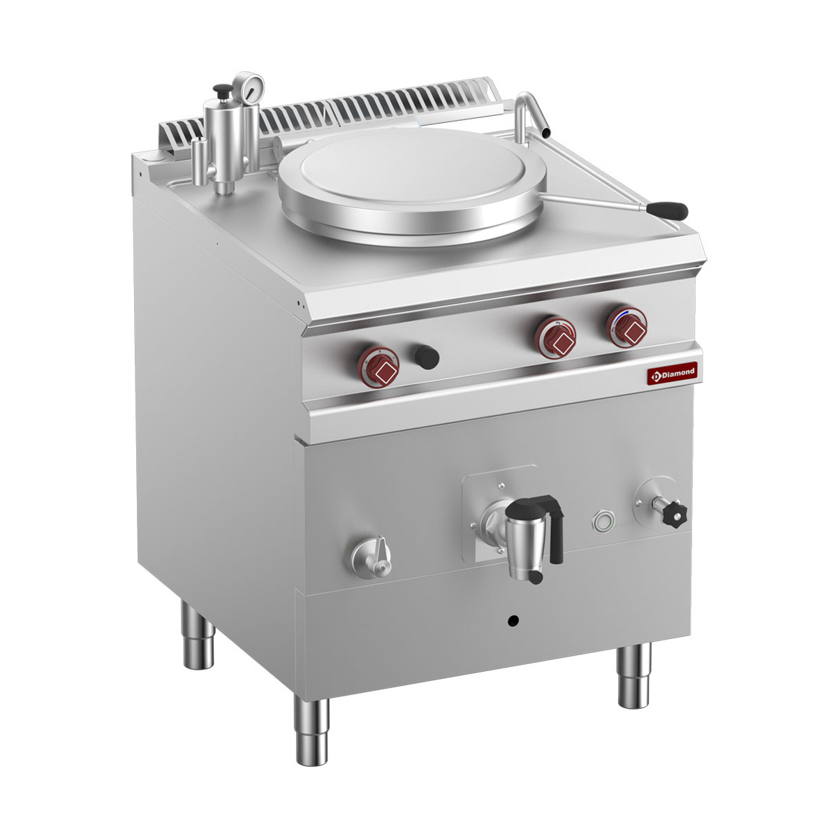 image ronde gas kookketel 50 liter, indirecte verwarming 0