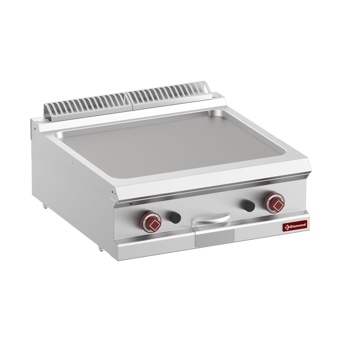 image braadplaat op gas met vlakke plaat , module 1/1 -top- 0