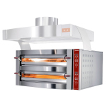 Image Elektrische oven, 2 kamers, 2x 6 pizza's Ø 350 mm 0