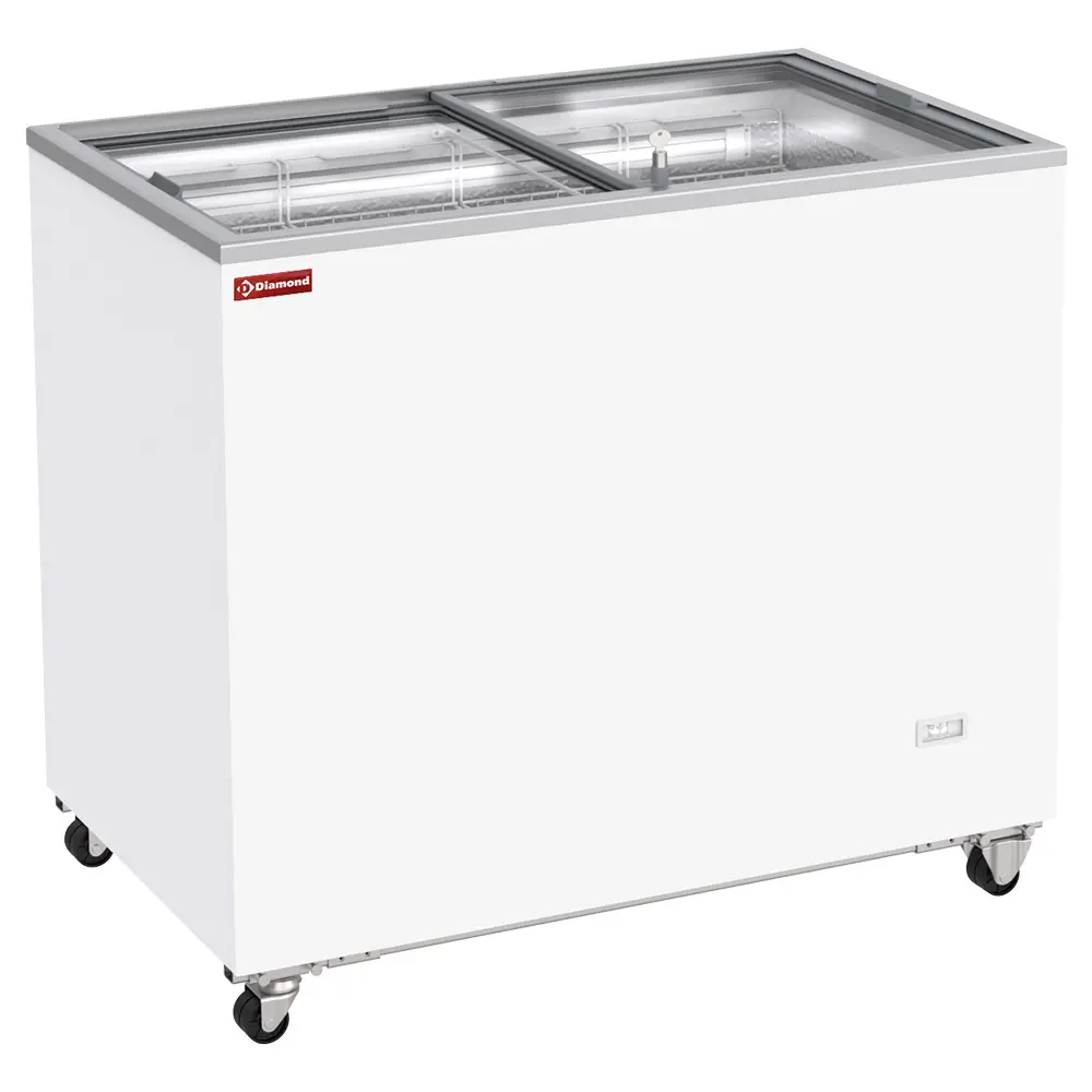 Image Kofferdiepvriezer, 303 liter, schuifdeksels op wielen 0