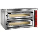 Image Elektrische pizzaoven, 2x 6 pizzas 350mm - FULL vuurvaste steen 0