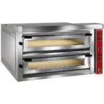 Image Elektrische pizza-oven "extra large", 2x 9 pizza's 350mm - FULL vuurvaste steen 0
