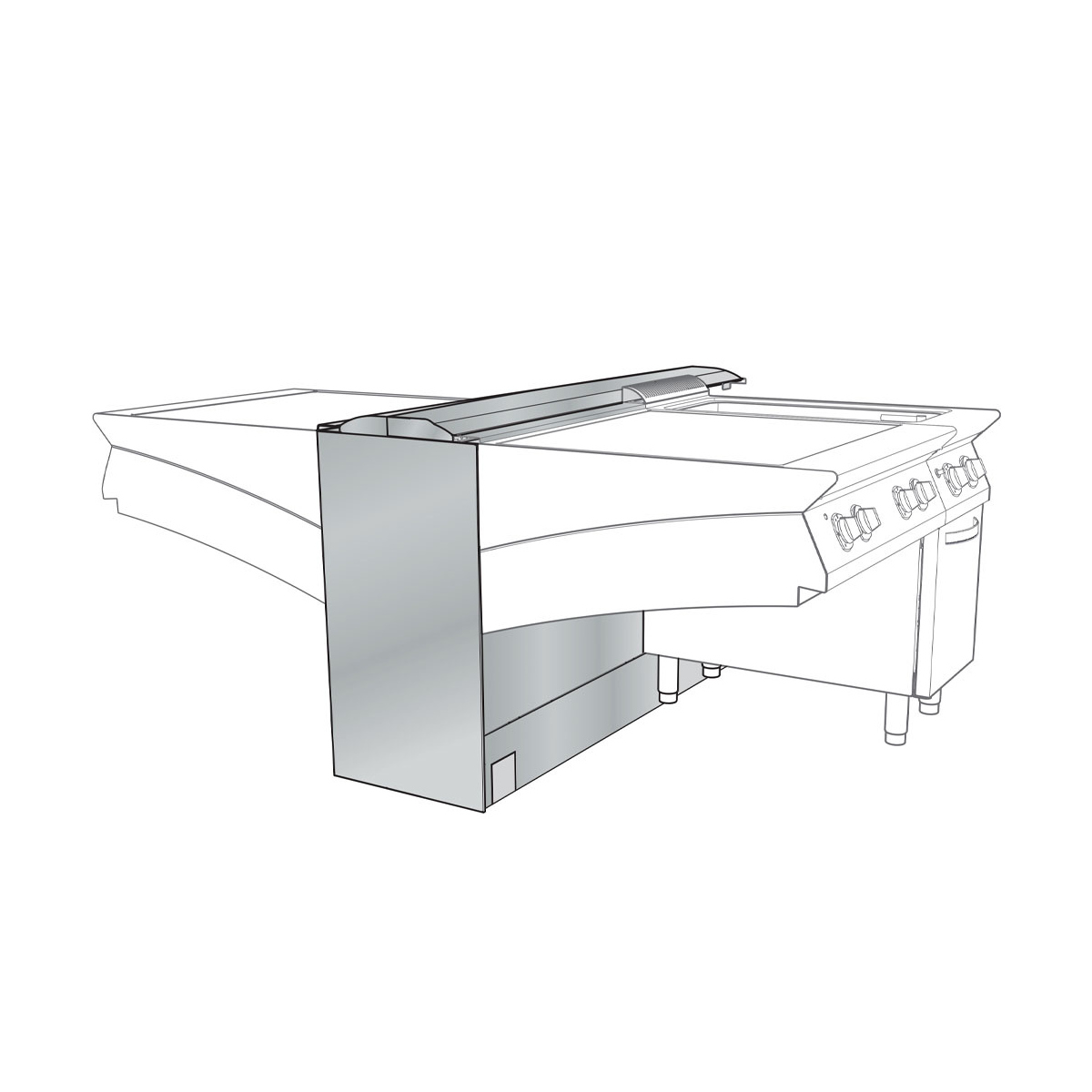 image centrale steun "cantilever" 2000 mm 0