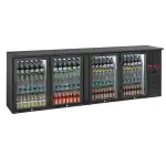 Image Flessenkoeler 4 glazen deuren, 620 liter, verstelbare poten 0