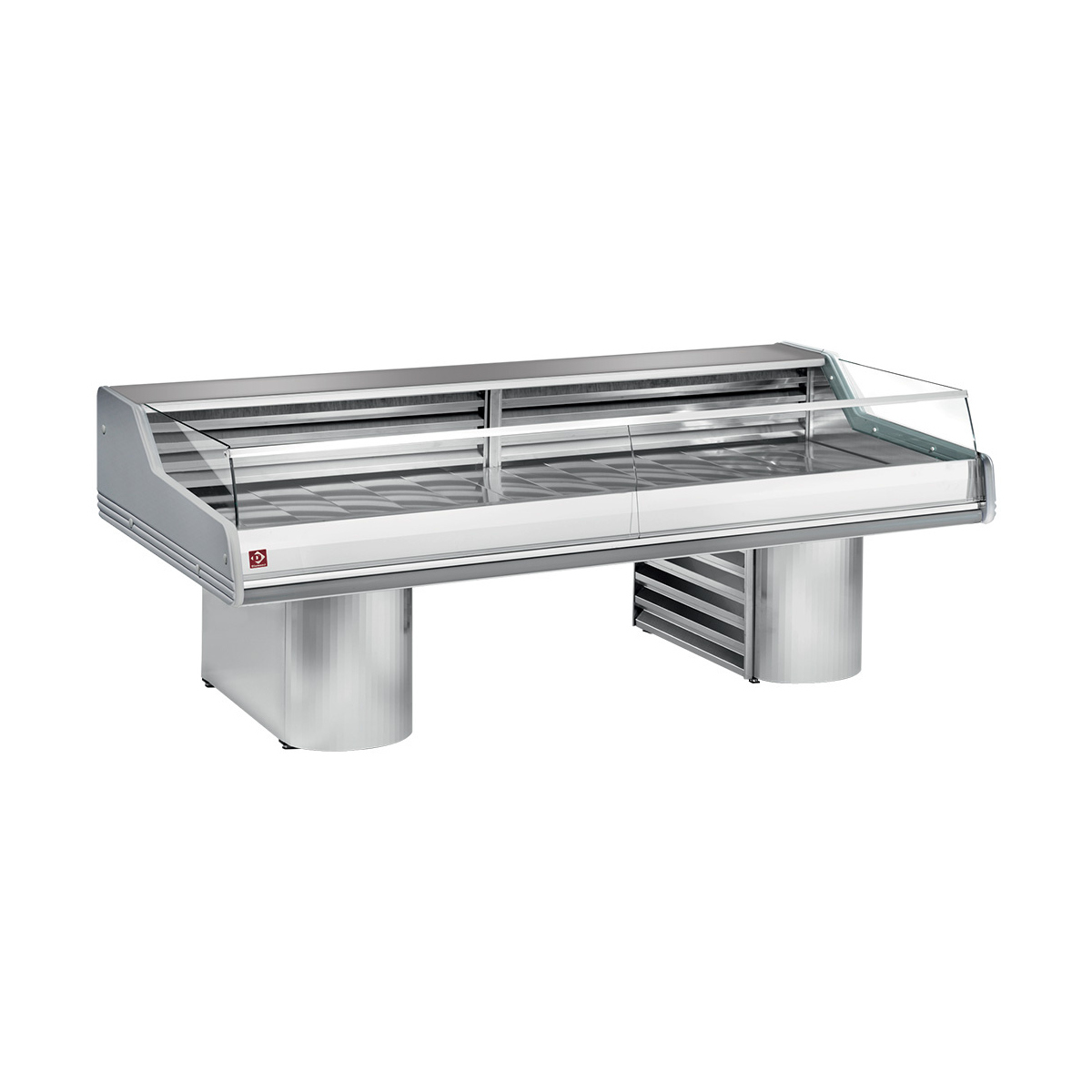 image gekoelde vitrine toonbank met ruit " self-service ", op sokkels 0