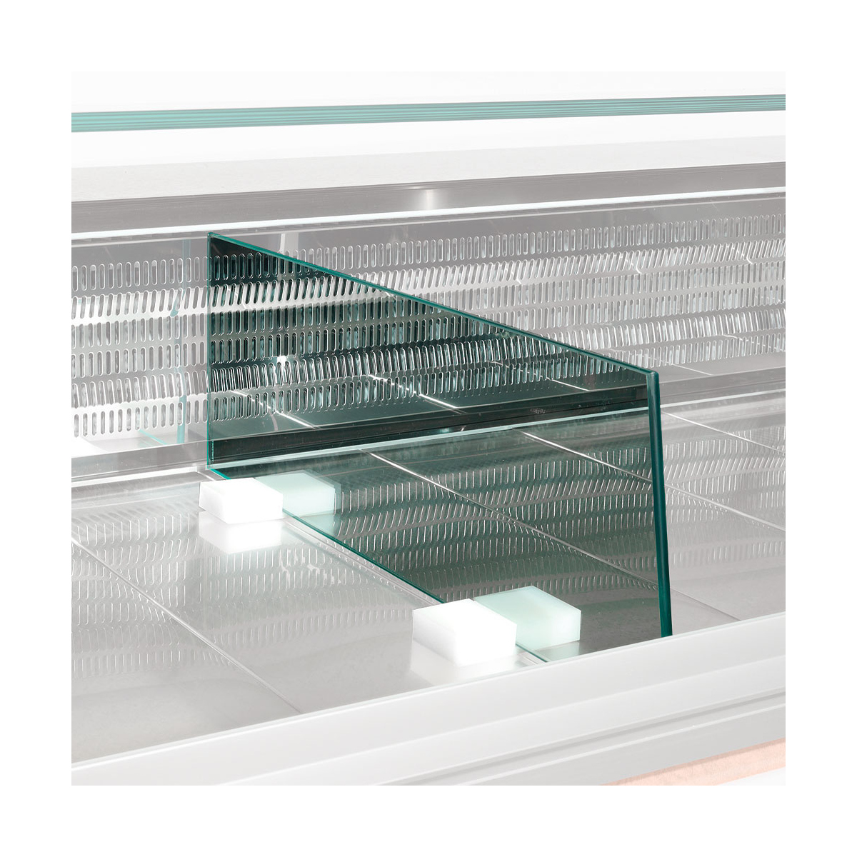 image scheiding expositie in glas (l.730 mm) 0