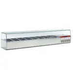 Image Gekoelde structuur GN 8x1/3, 1x1/9,, met rechte ruit 0