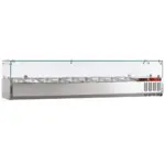 Image Gekoelde opzetstructuur 10x GN 1/4 - 150 mm, met glasopbouw 0