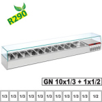 Image Gekoelde structuur GN 10x 1/3, 1x 1/2, met rechte ruit 0