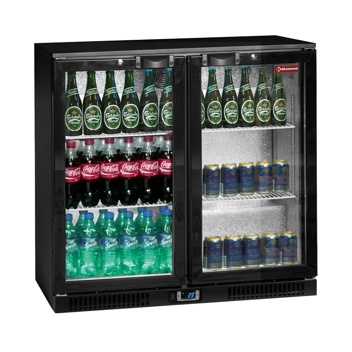 image flessenkoeler geventileerd "back bar" 2 draaideuren 0