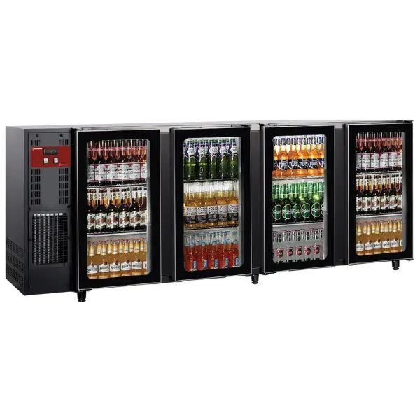 Image Flessenkoeler 4 glazen deuren, 783 liter 0