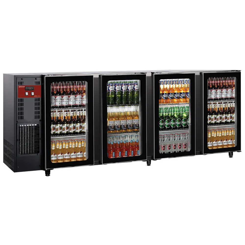 Image Flessenkoeler 4 glazen deuren, 783 liter 0