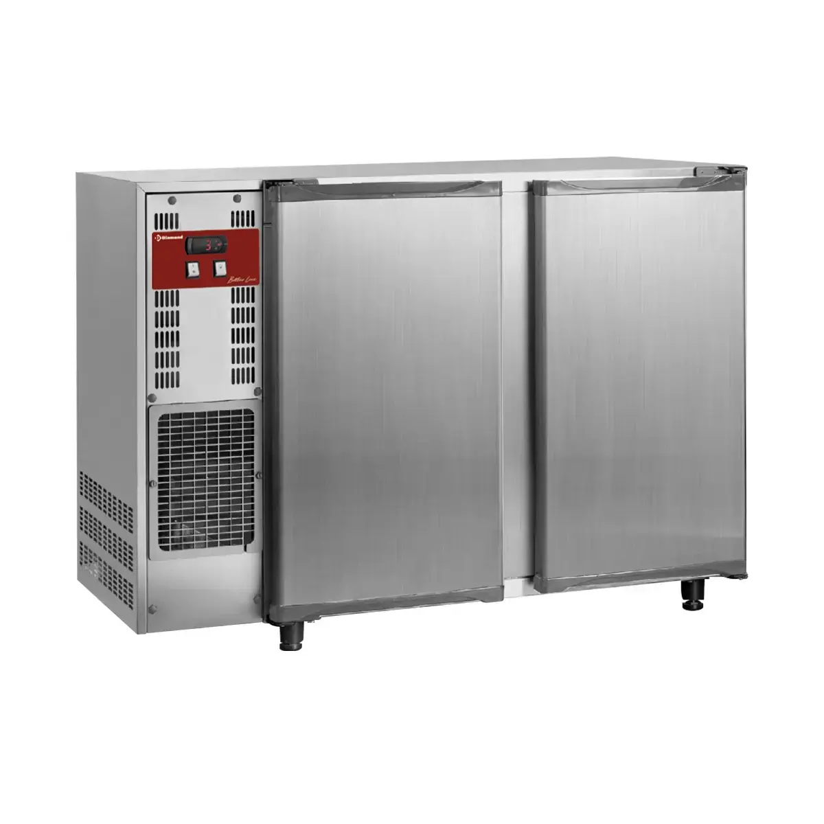 image flessenkoeler, roestvrij staal, 2 deuren, 375 liters 0