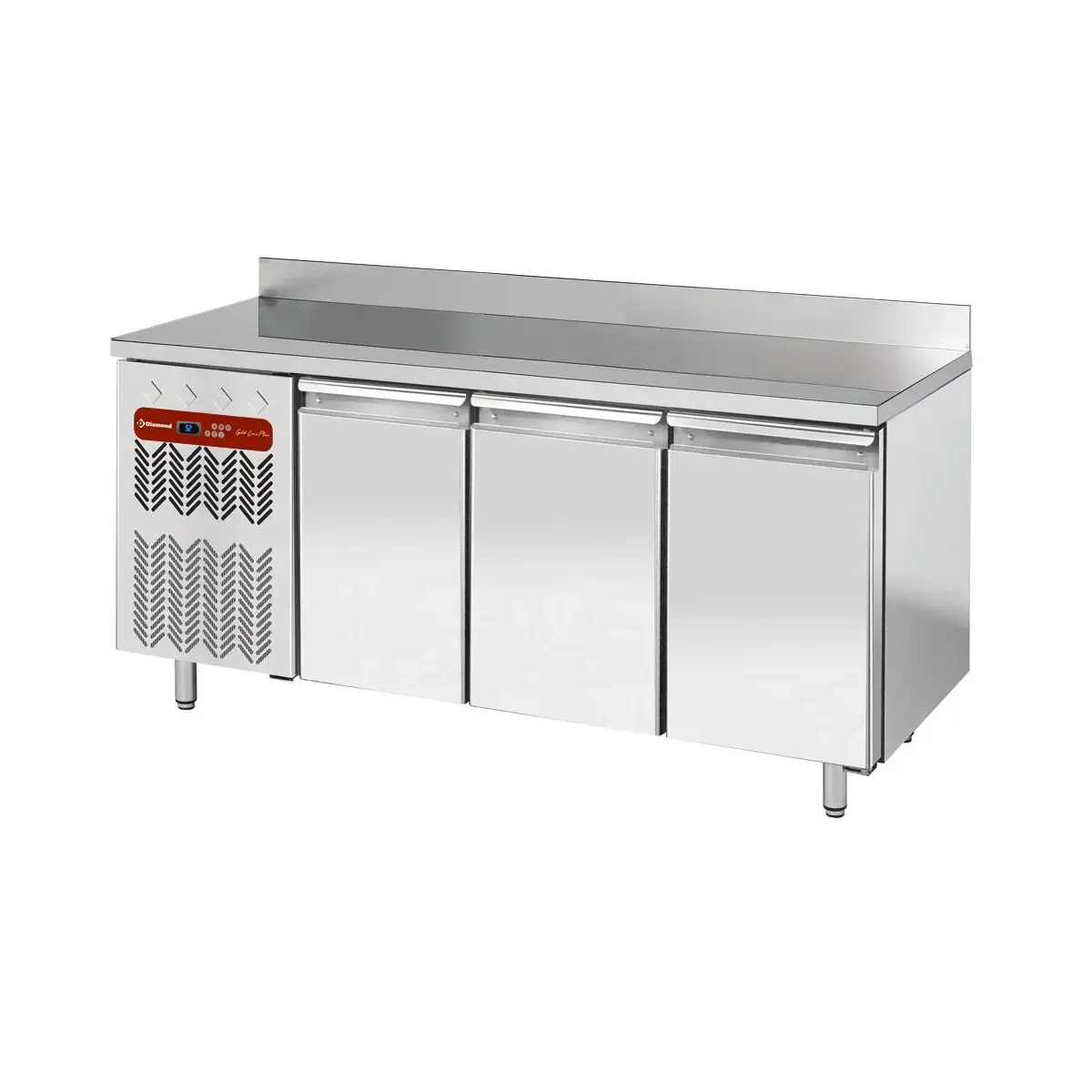image geventileerde koeltafel "muraal", 3 deuren gn 1/1, 405 lit. groep aan gx 0