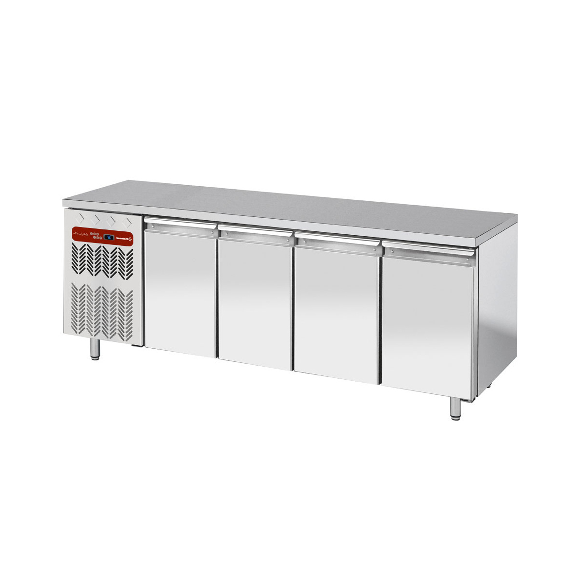 image geventileerde koeltafel, 4 deuren gn 1/1, groep aan linkse kant 0