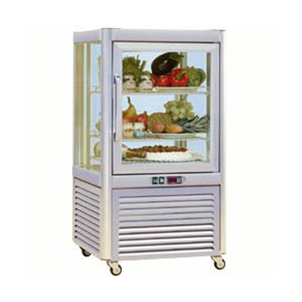 image gekoelde vitrine, 4 glazen zijden 0