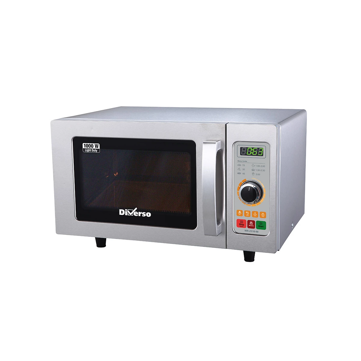 image microgolfoven in rvs,1000 w. (25 lt), mechanische 0
