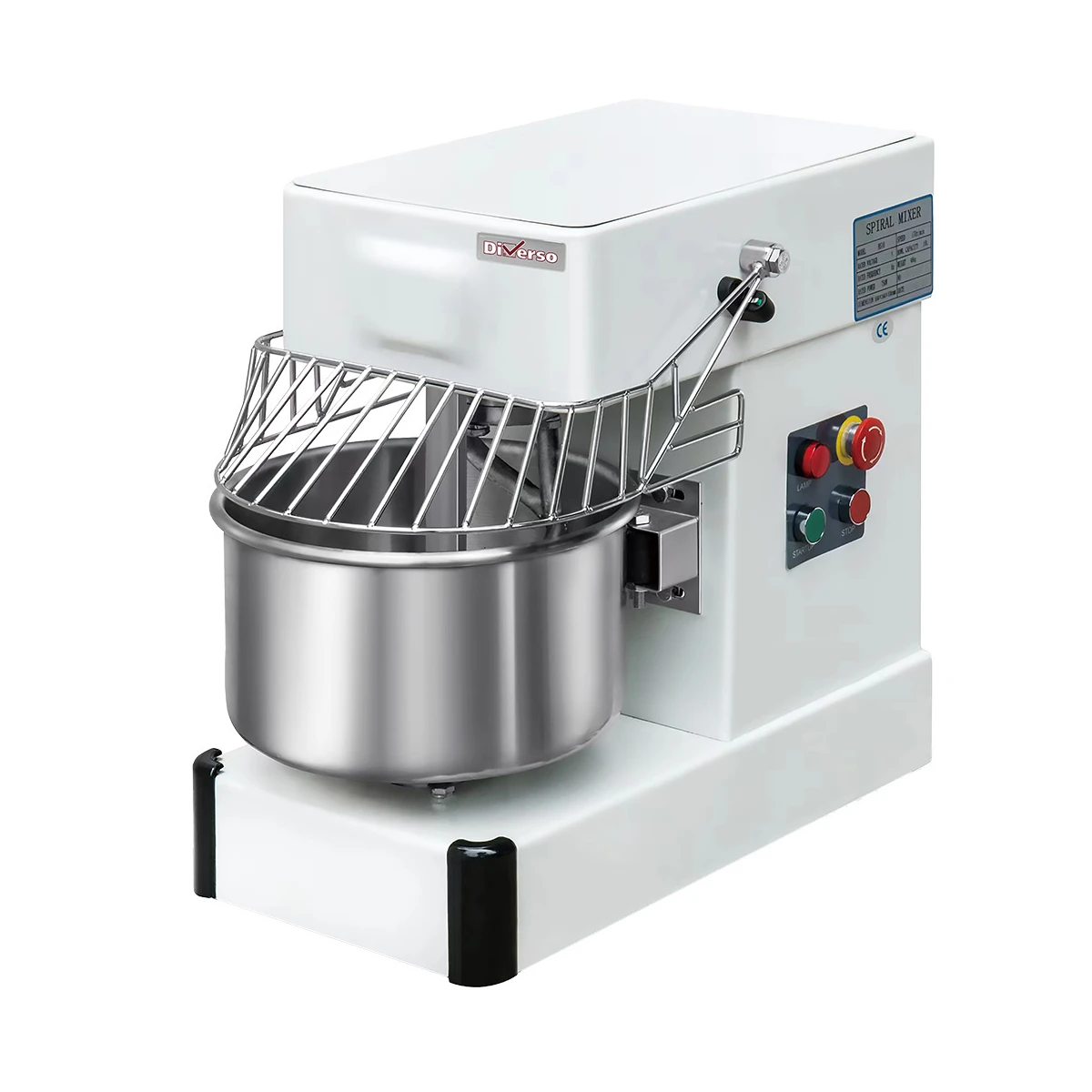 image spiraalkneder, 10 liter, op wielen 0